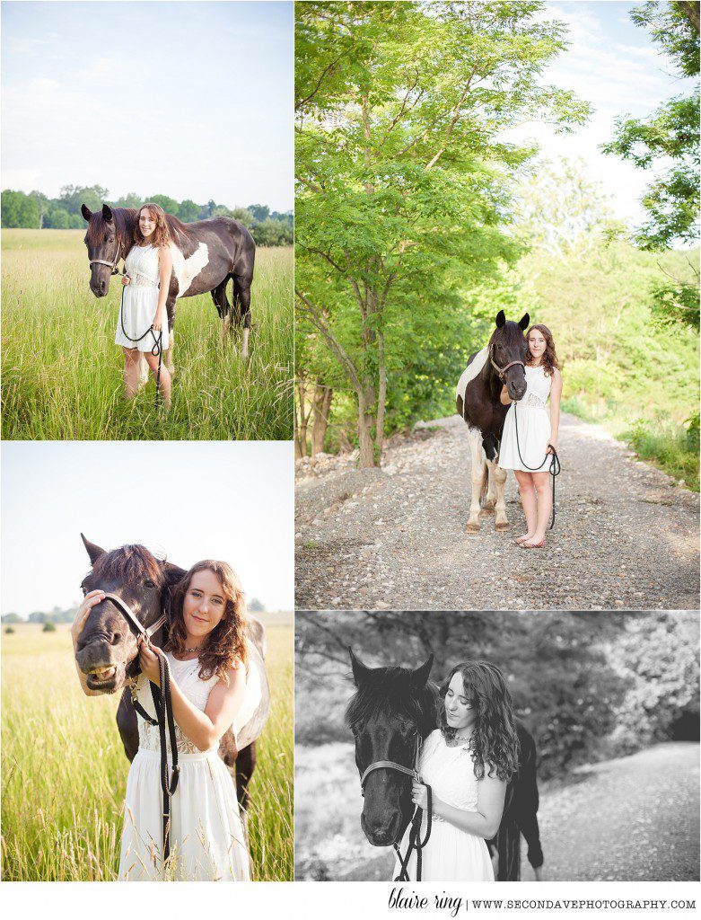 Fallon's Senior Session with her Horses | Leesburg, VA Senior Portrait Photographer © second ave photography