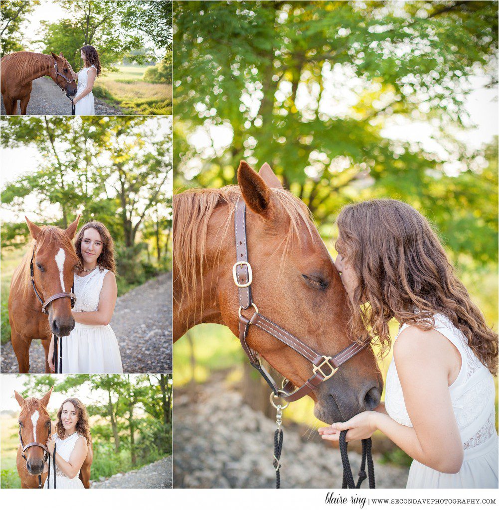 Fallon's Senior Session with her Horses | Leesburg, VA Senior Portrait Photographer © second ave photography