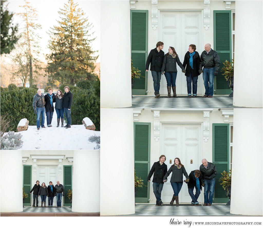 When a session begins AND ends with a snowball fight in front of a Leesburg VA family photographer - you know it's going to be a lot of fun!