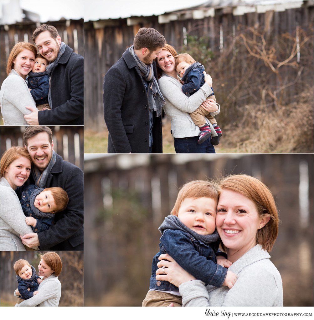 It was cold outside but we were warm from the love between this adorable family of three, caught on camera by a family photographer in Loudoun County.