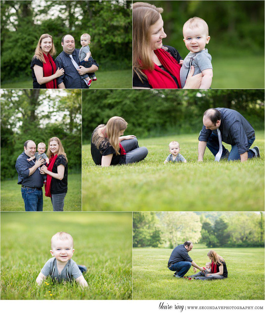 Lifestyle family photography in Leesburg VA with a rad family of 3 at Morven Park.