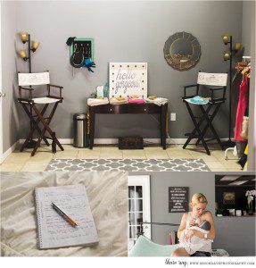 Posed newborn session and candid moments with Northern Virginia newborn photographer.