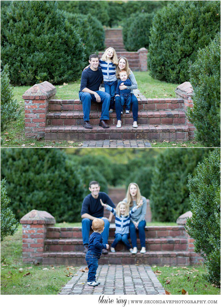 Spring-like flowers and changing fall leaves make for unique photos with family photographer in Northern Virginia (serving all of the DC-metro area!)