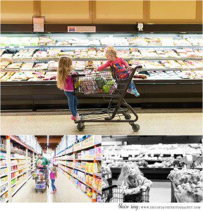 Monthly blog circle spin-off from Goodbye Posing Guide group, focusing on local Leesburg outings. This month: Market/Groceries.