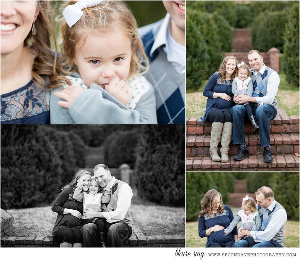 Post-deployment maternity portraits with a Northern Virginia maternity photographer at Morven Park.