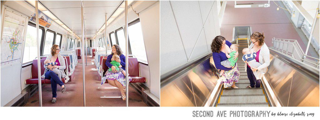 A La Leche League Leader and a local lactation consultant, join me to document breastfeeding on the Washington DC metro system.