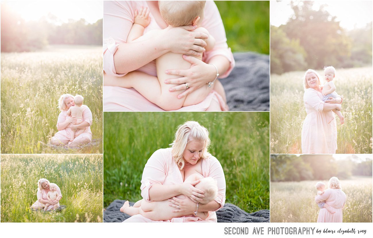 One of the perks of being a Virginia breastfeeding photographer is that there is no shortage on beautiful, outdoor locations.