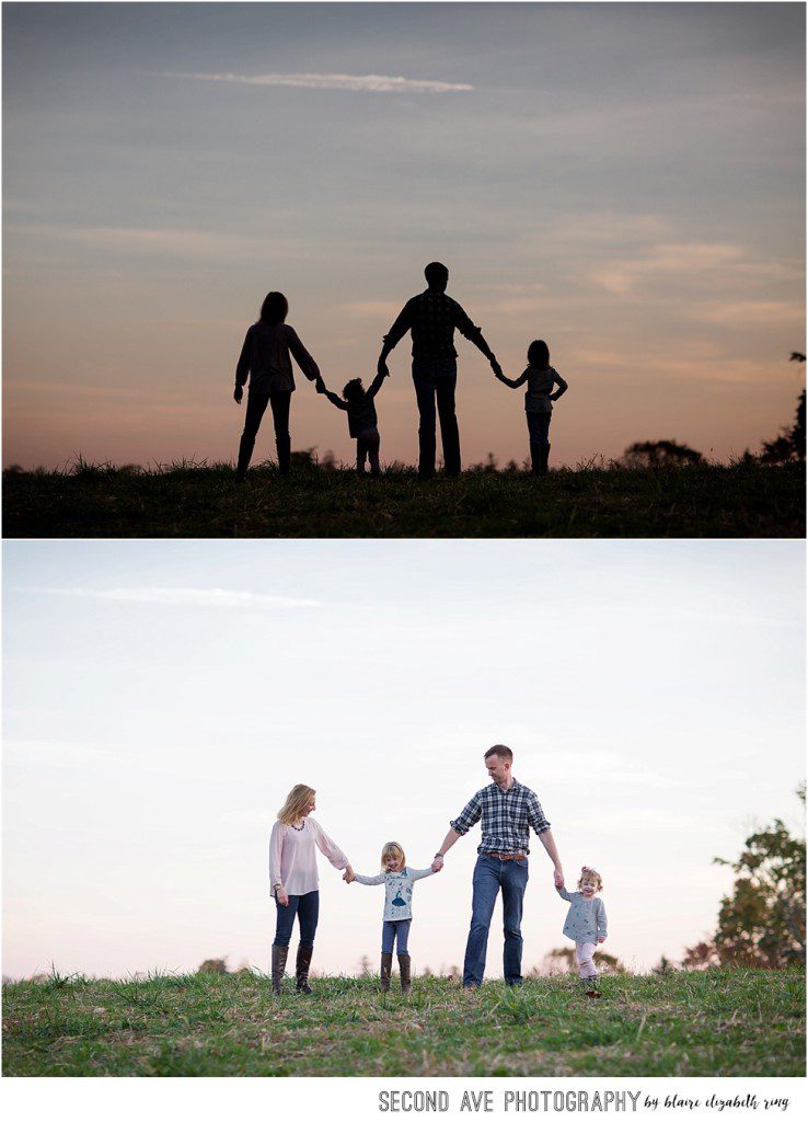 One of the perks of being a Leesburg VA family photographer is having Morven Park so close to home. As a preferred photographer I am able to shoot any time. Family session at sunset.