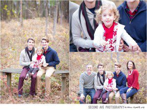 Northern VA family photographer meets with family of 5 on a windy day but all the laughs made photographing them a breeze!