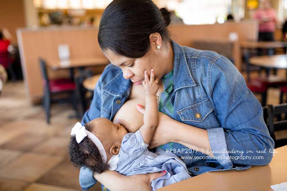 Photos of the moms and babes for the 2017 Public Breastfeeding Awareness Project, by Northern Virginia breastfeeding photographer Blaire Ring.