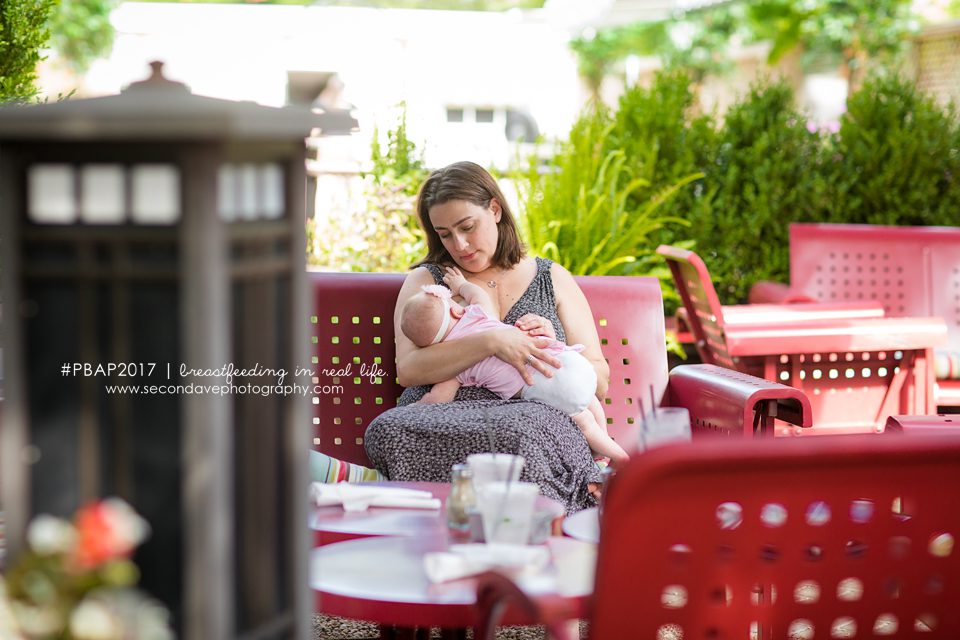 Photos of the moms and babes for the 2017 Public Breastfeeding Awareness Project, by Northern Virginia breastfeeding photographer Blaire Ring.