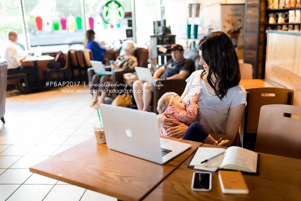 Photos of the moms and babes for the 2017 Public Breastfeeding Awareness Project, by Northern Virginia breastfeeding photographer Blaire Ring.