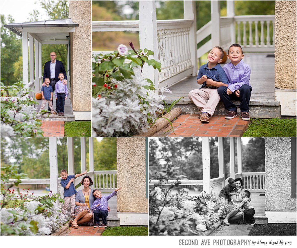 Beautiful and fun family session of two boys and their parents at Morven Park by Northern Virginia family photographer Blaire of Second Ave Photography.