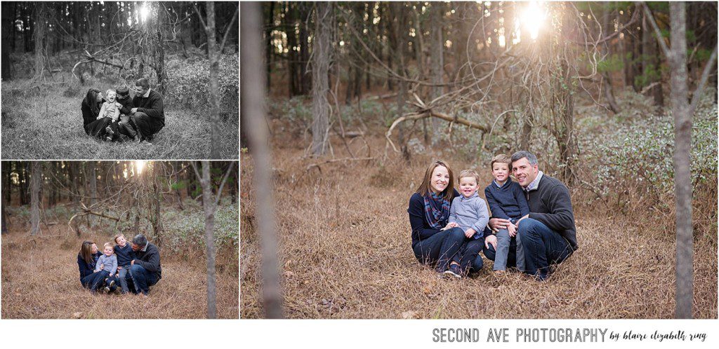 Gorgeous family of four at Rust Nature Sanctuary. NoVa family photographer now accepting 2018 newborn and family sessions in the DC metro area.