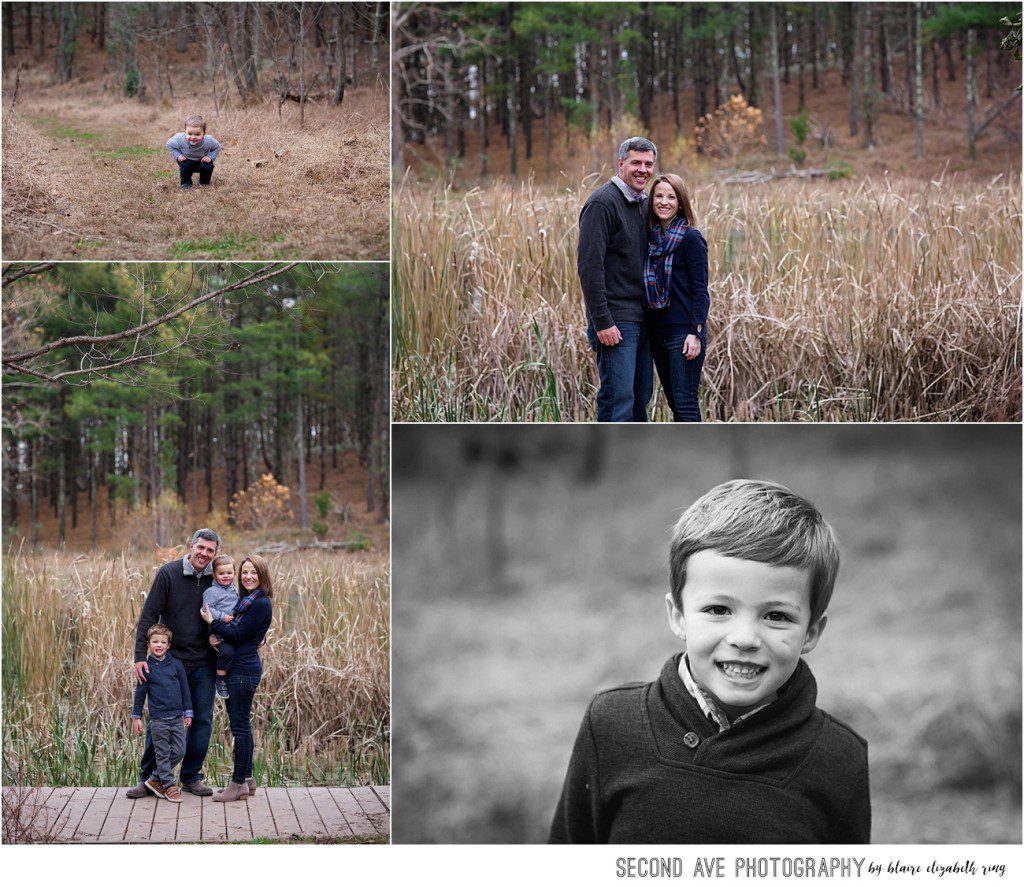 Gorgeous family of four at Rust Nature Sanctuary. NoVa family photographer now accepting 2018 newborn and family sessions in the DC metro area.
