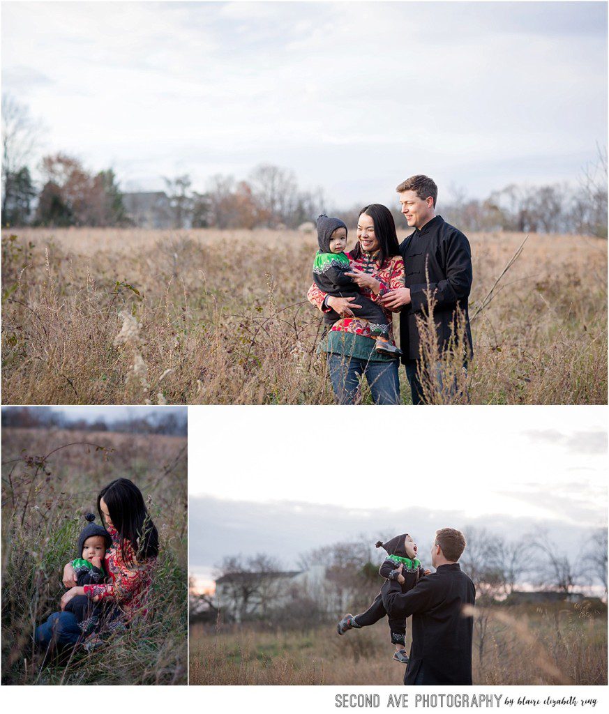 Adorable family of three with a toddler. Northern VA family photographer now accepting newborn and family photo sessions in the Washington DC metro area.