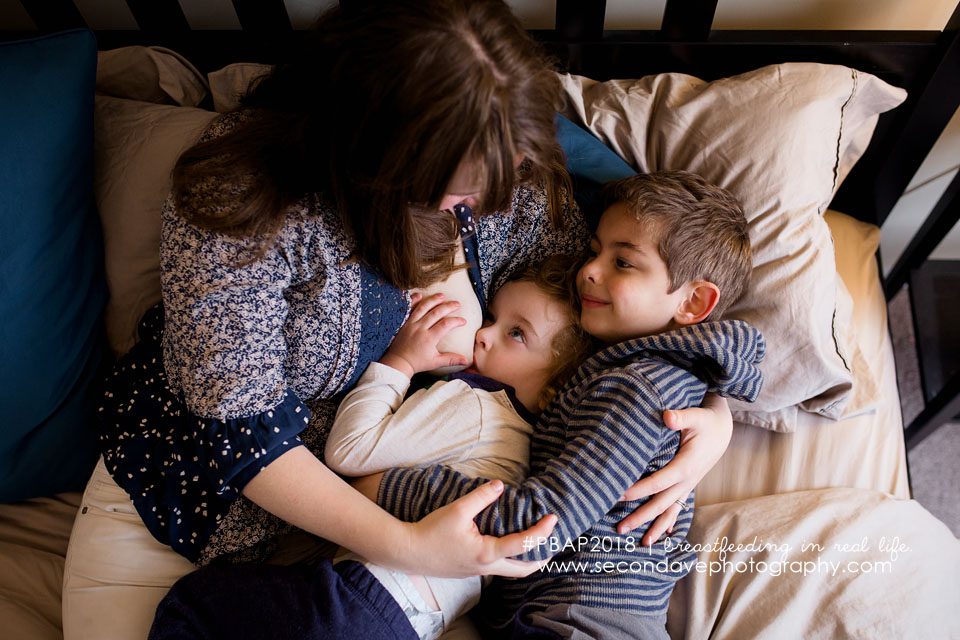 Photos of the moms and babes for the 2018 Public Breastfeeding Awareness Project, by Northern Virginia breastfeeding photographer Blaire Ring.