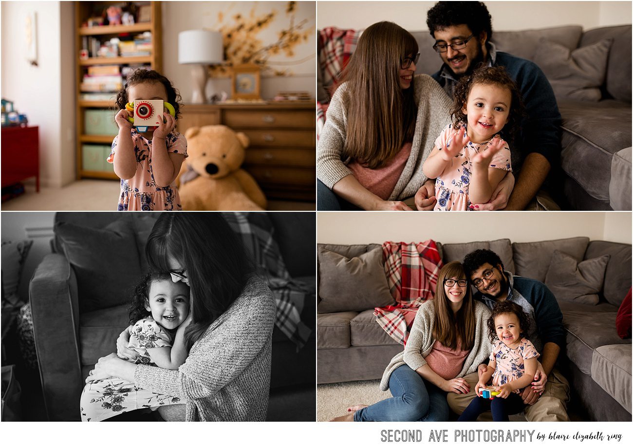 In-home maternity session, building my Northern Virginia maternity photographer portfolio. Check out Baby Girl's room! LOVE that color.