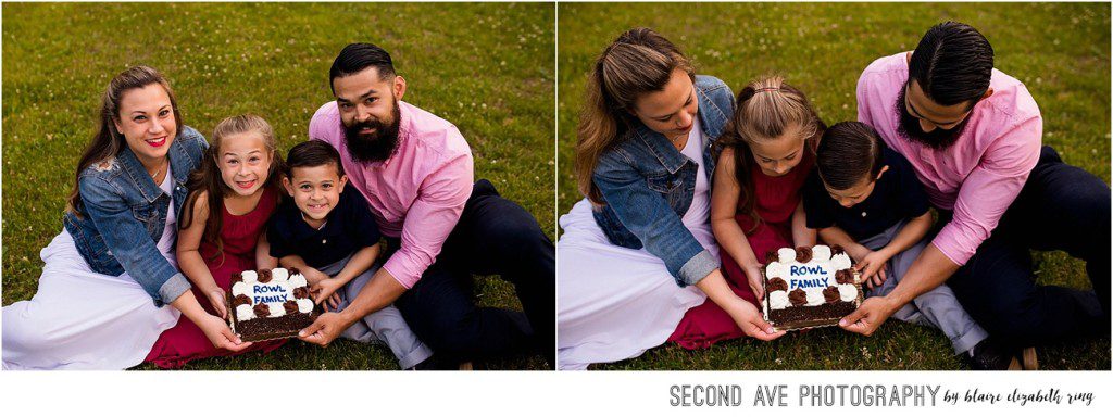 Being a DMV family photographer connects me to so many other small business owners. It's not every day you have a family session that ends in a cake smash!