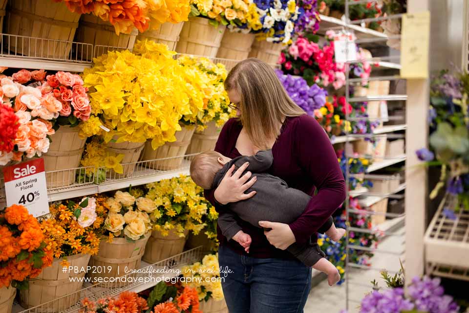 Photos of the moms and babes for the 2019 Public Breastfeeding Awareness Project, by Northern Virginia breastfeeding photographer Blaire Ring.