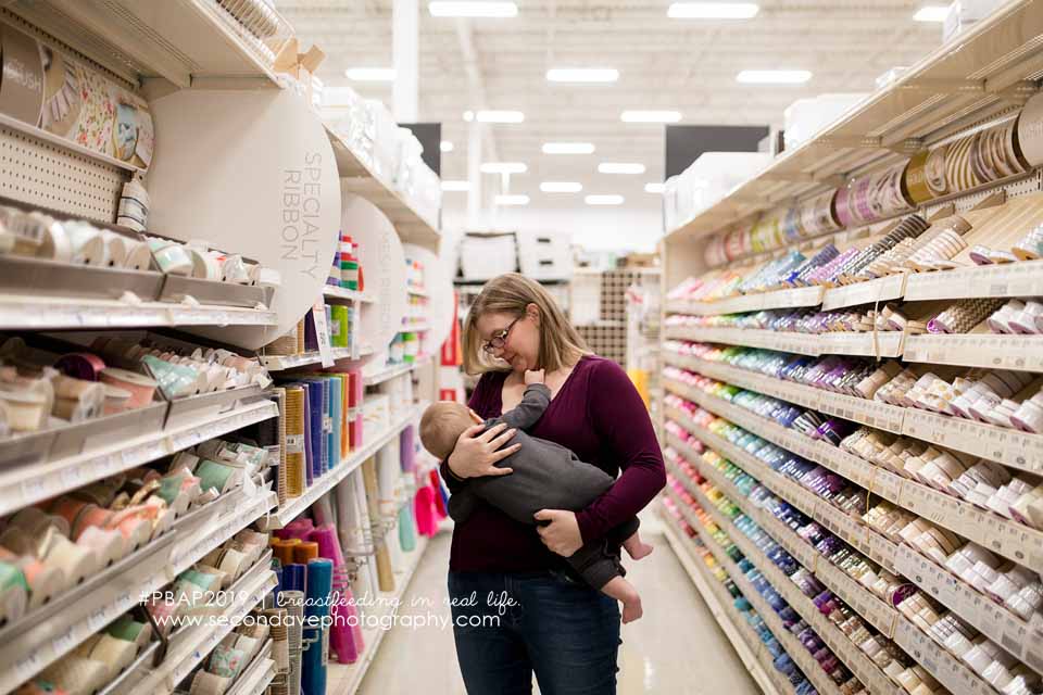 Photos of the moms and babes for the 2019 Public Breastfeeding Awareness Project, by Northern Virginia breastfeeding photographer Blaire Ring.