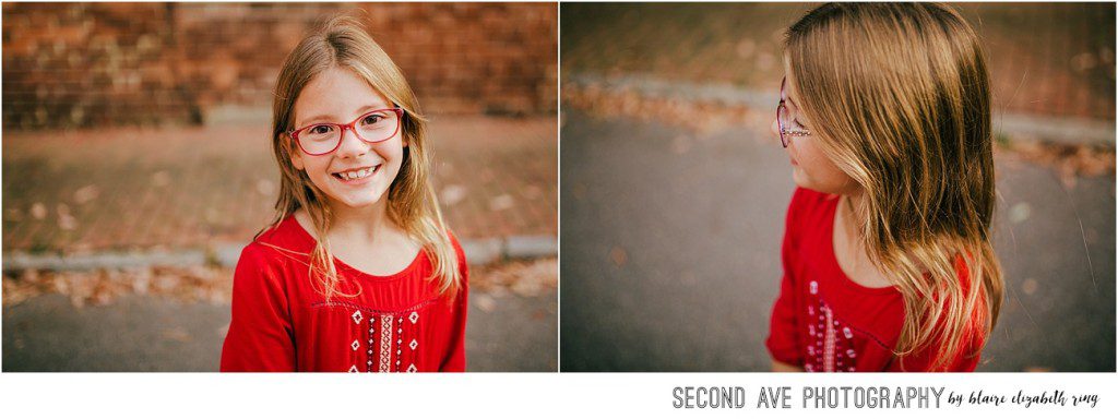 Family of three with one on the way in downtown Leesburg at 'golden hour', plus a random cat, by Northern Virginia maternity photographer.