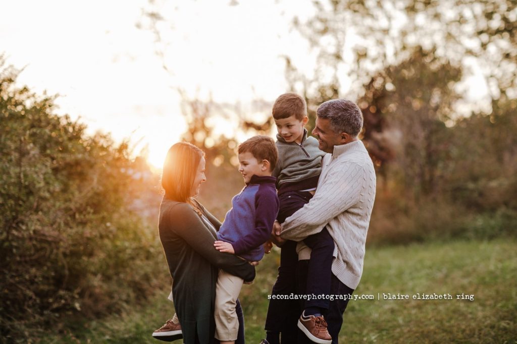 Information guide to booking Northern Virginia photography for young-at-heart families who embrace the beautiful chaos of raising babies.