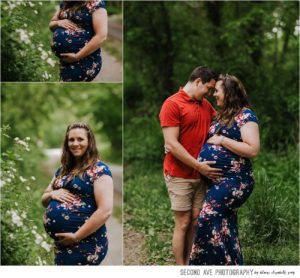 Family of 4, soon to be 5 planned their Northern Virginia maternity photo shoot months ago - before COVID and social distancing.