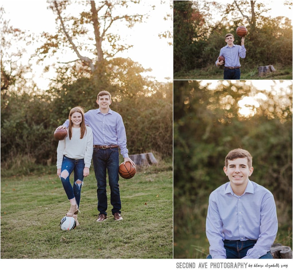 One thing I love about this family as their Northern Virginia family photographer is the kids bring something that represents who they are.