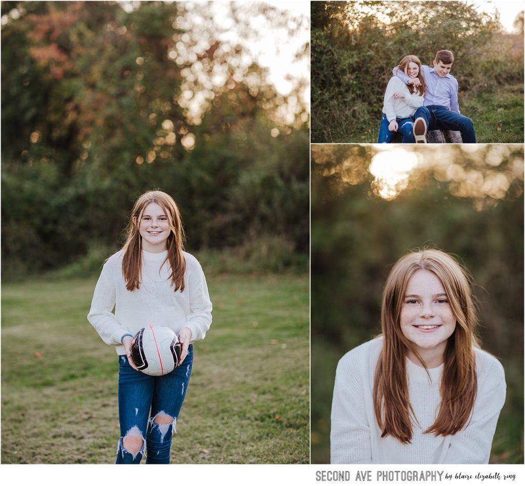 One thing I love about this family as their Northern Virginia family photographer is the kids bring something that represents who they are.