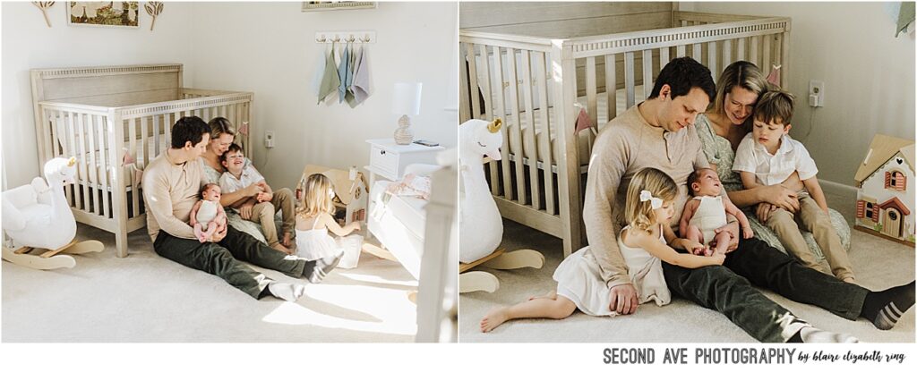 The art of lifestyle newborn photography in Northern Virginia and the magic of creating a cozy environment for capturing authentic moments.