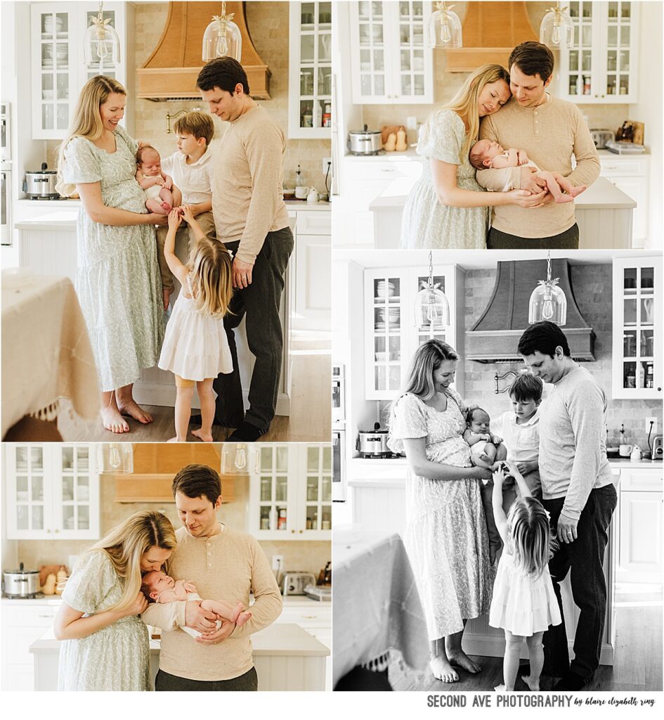 The art of lifestyle newborn photography in Northern Virginia and the magic of creating a cozy environment for capturing authentic moments.