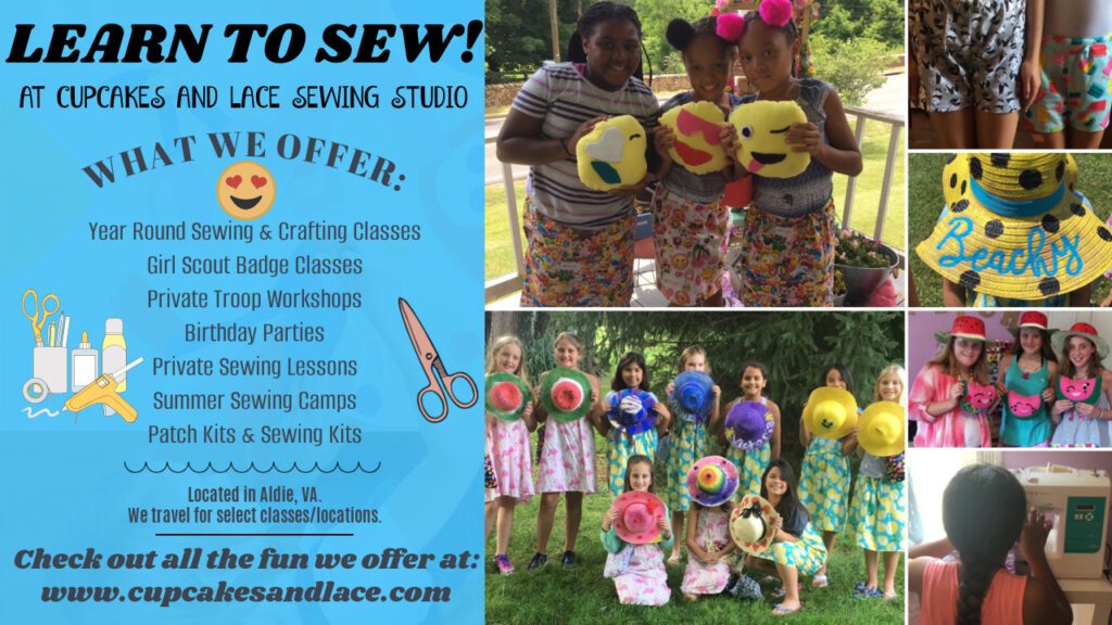 Sewing Classes for Kids at Cupcakes and Lace boost creativity, confidence, and life skills. Learn more about the hidden benefits of learning to sew.