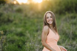 northern-virginia-high-school-senior-photo-open-field-sunset-sunflare