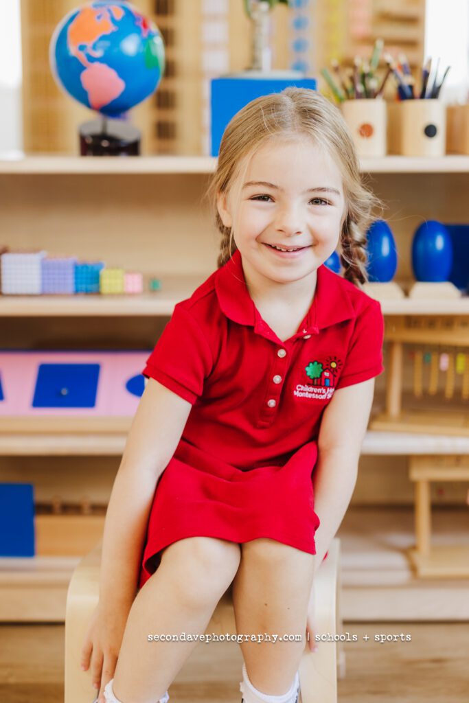 School pictures showing multiple poses of a child available for parent selection, by Northern Virginia school photographer.