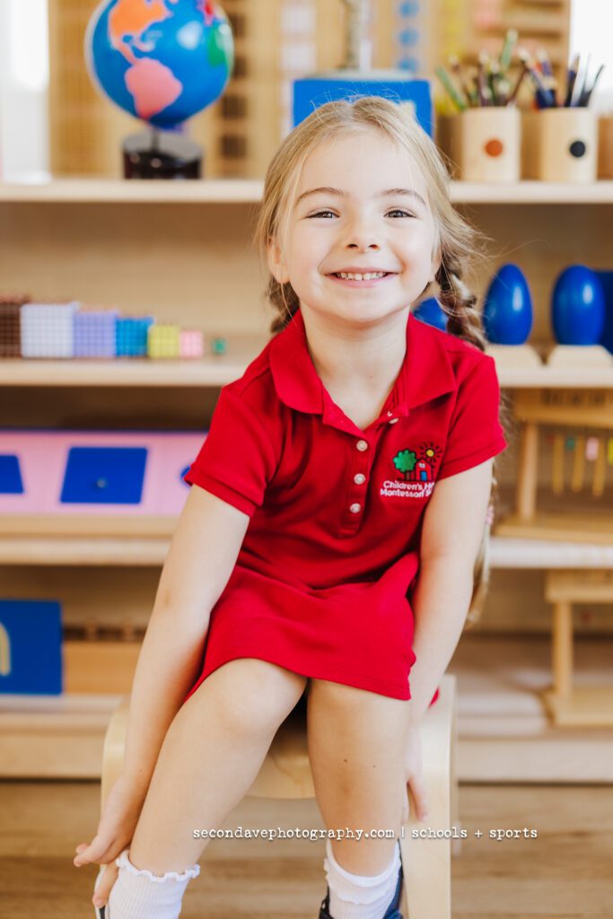 School pictures showing multiple poses of a child available for parent selection, by Northern Virginia school photographer.
