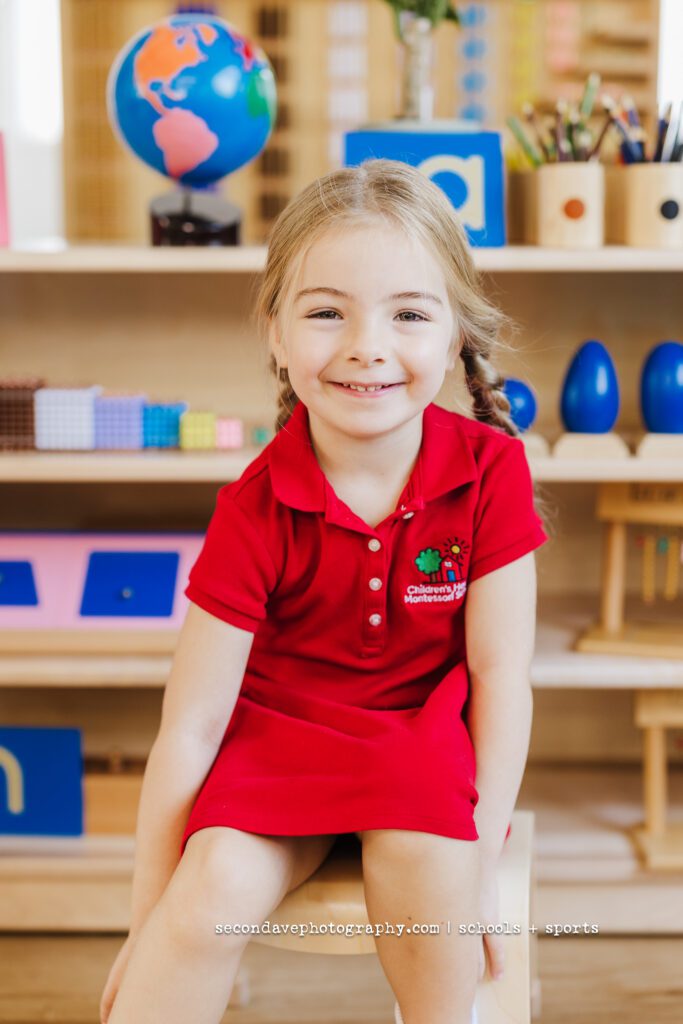 School pictures showing multiple poses of a child available for parent selection, by Northern Virginia school photographer.