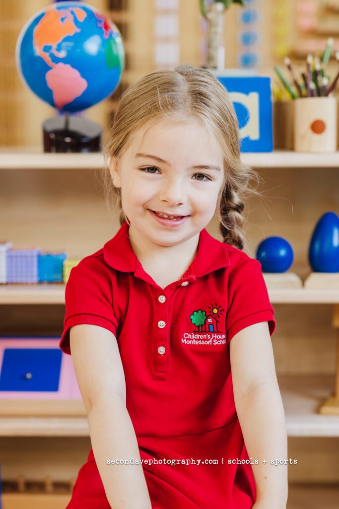 School pictures showing multiple poses of a child available for parent selection, by Northern Virginia school photographer.